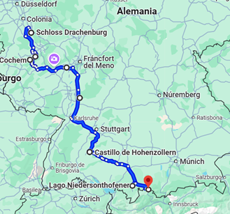 ruta de los castillos alemania 1 - Rutas por Alemania en coche: las mejores opciones para tu viaje